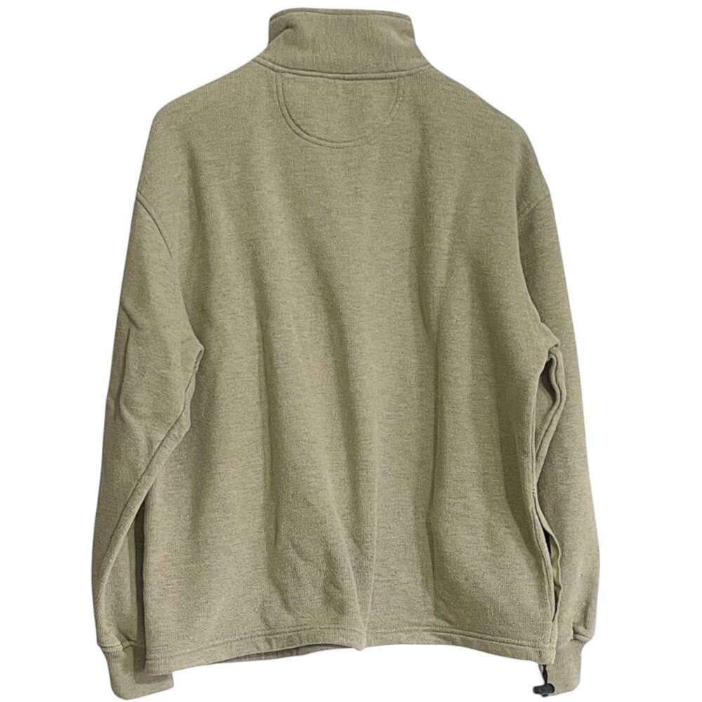VOS Sports Men’s Quarter-Zip Mock Neck Cotton Blend Pullover Jacket Outerwear M - Picture 5 of 9